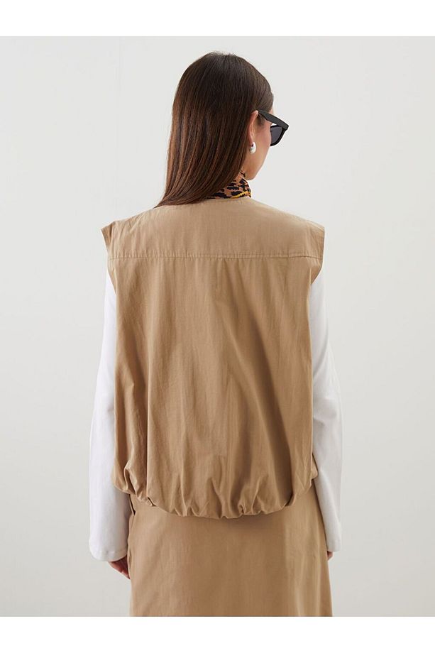 LCW Modest Bisiklet Yaka Kadın Yelek - 4