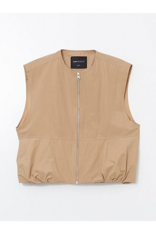 LCW Modest Bisiklet Yaka Kadın Yelek - 5