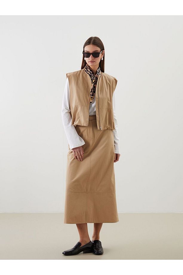 LCW Modest Bisiklet Yaka Kadın Yelek - 2