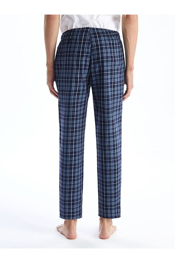 Standart Kalıp Ekose Erkek Pijama Alt - 4