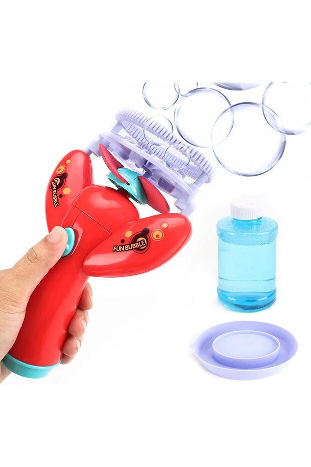 Brand Bubble Burst Bubble Machine – Automatic Blowing Bubble Gun Toys for Girls and Boys
