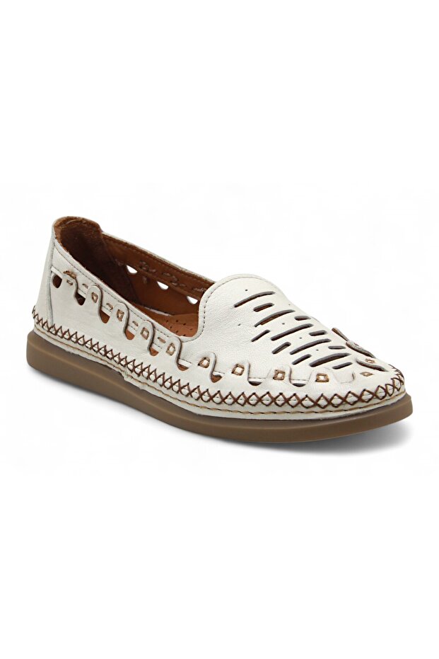 D25Ya-345 Genuine Leather Women's Shoes
