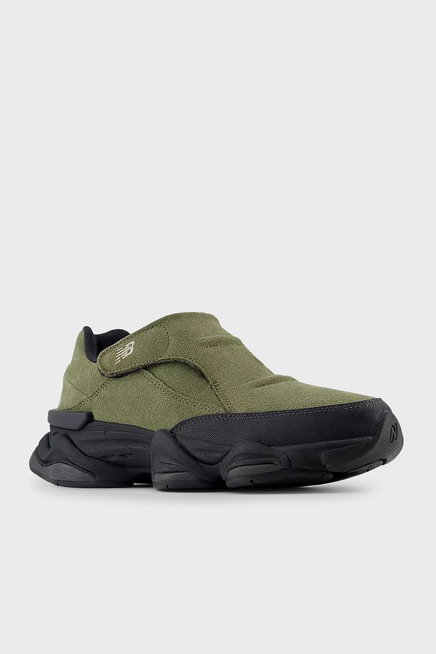 Logolu Süet Kalın Taban Cırtlı Sneaker Ayakkabı Unisex AYAKKABI U8040UOC - 2