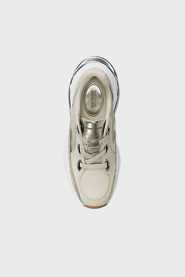 Deri Karışımlı Logo Detaylı Sneaker Ayakkabı 43T5TRFS2B150 AYAKKABI 43T5TRFS2B 15 - 6