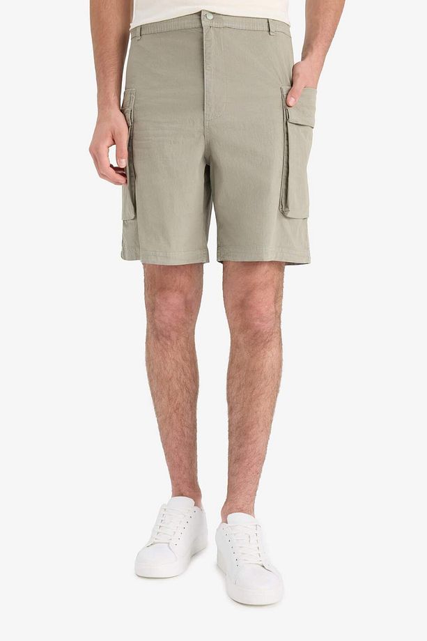Relax Fit Kargo Cepli Bermuda Şort E2207AX25SM - 1