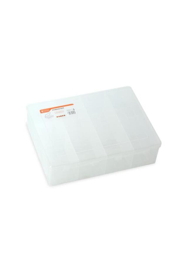 Tactix 8-Compartment High Quality Multi Utility Tool Storage Box Clear XX-Large 320030 - 2