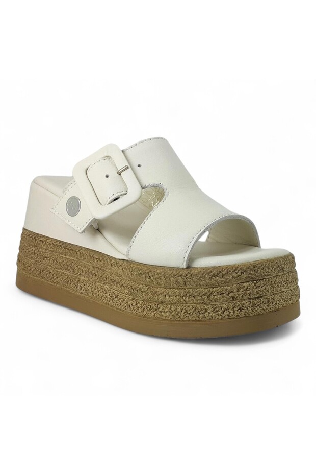 D24Yt-2305 Genuine Leather Women's Slippers