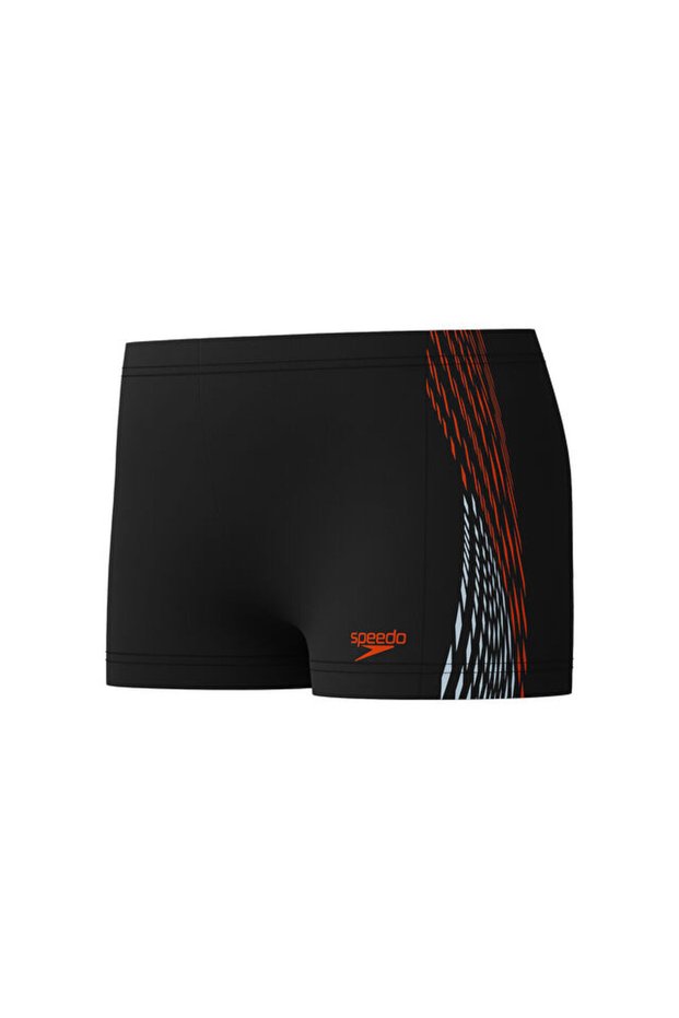 Speedo Plmt Prnt Asht Jm Orange Male Child Swimwear 8-00316918416 Orange