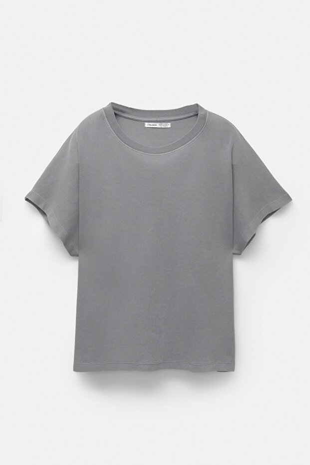 Oversize kısa kollu t-shirt - 7