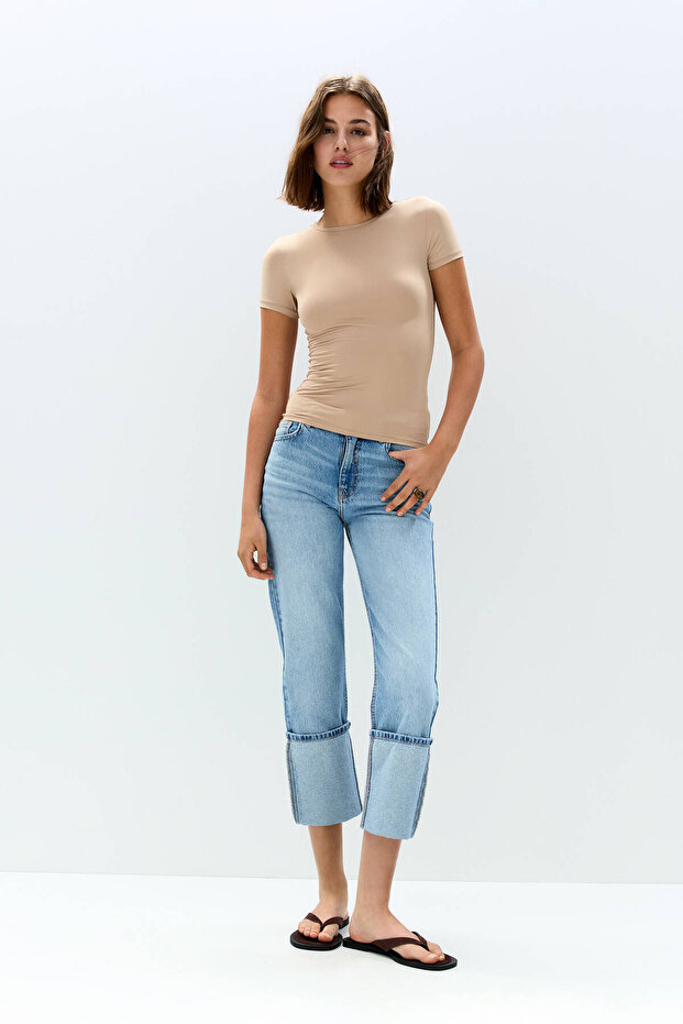 Kısa kollu poliamid t-shirt - 2