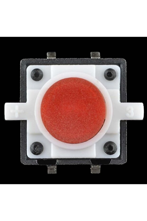LED touch button - Red - 3