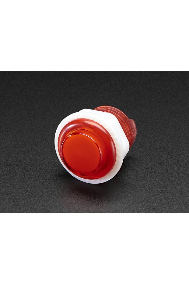 Mini LED Arcade Button - 24mm Red - 1