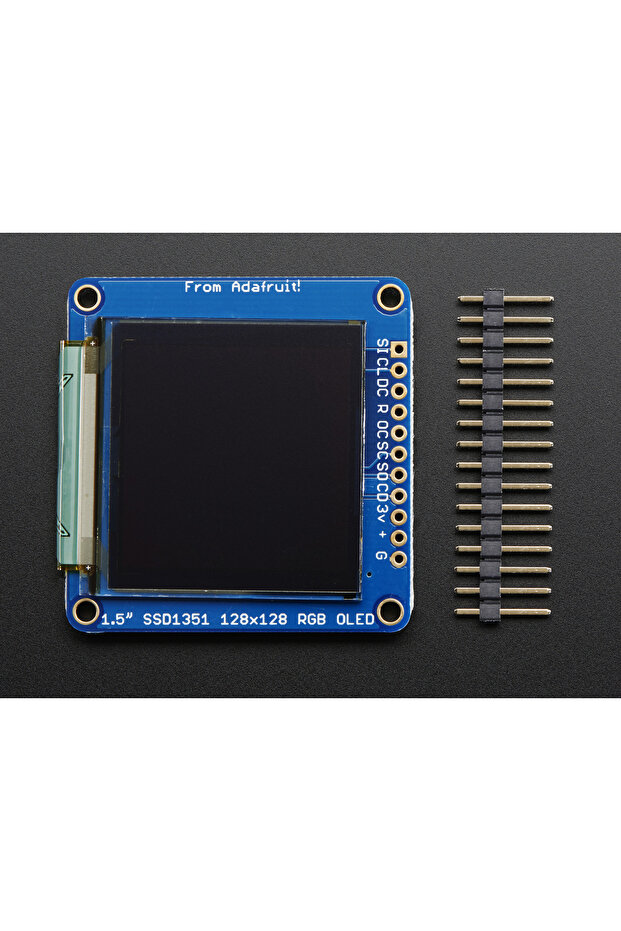 OLED Breakout Board - 16-bit Color 1.5" w/microSD - 2