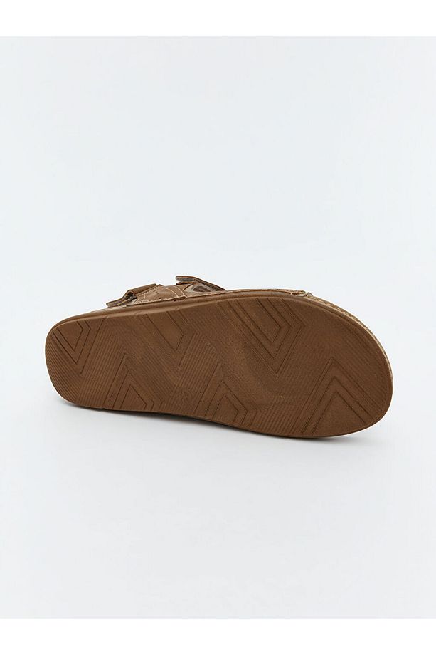 LCW STEPS Kahverengi Çift Bantlı Erkek Sandalet - 4