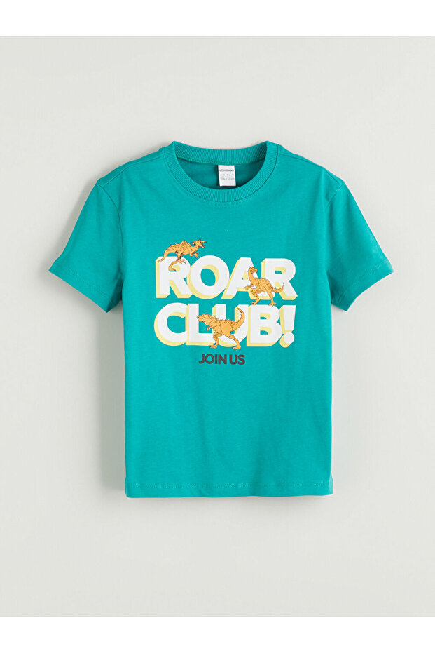 Lcw kids bicycle collar printed boy's t-shirt