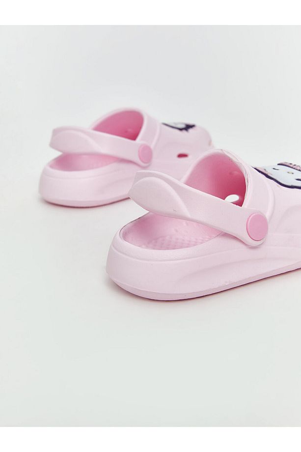 LCW STEPS Pembe Hello Kitty Baskılı Kız Çocuk Plaj Sandaleti - 5