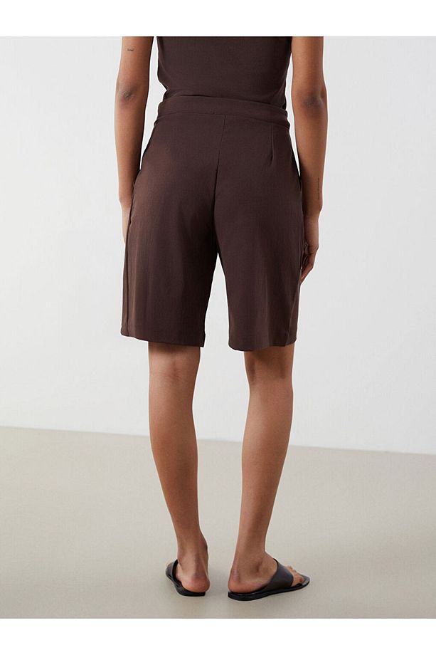 Loose Fit Kadın Şort - 7