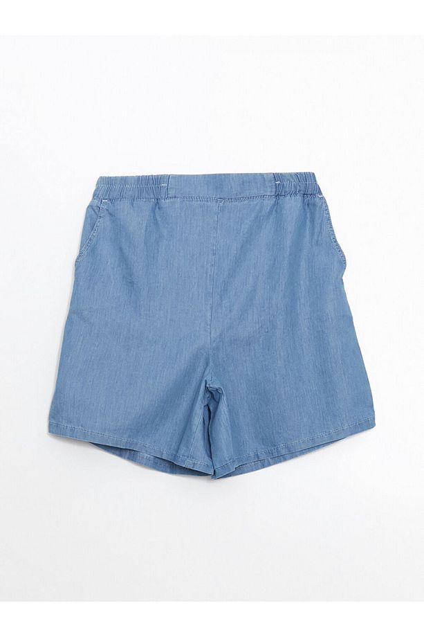 LCW Beli Lastikli Kadın Jean Şort - 6