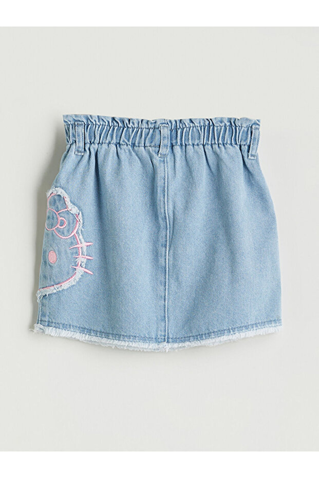 Hello Kitty Kız Çocuk Jean Etek - 3