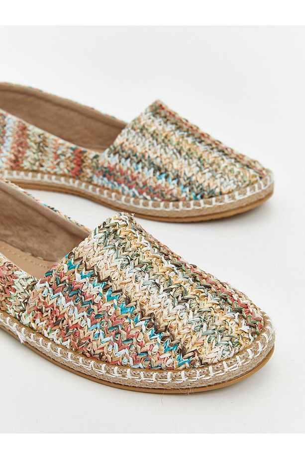 KOOR Karişik Kadın Hasır Espadril Ayakkabı - 3