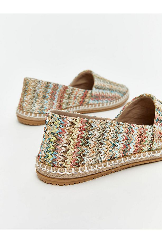 KOOR Karişik Kadın Hasır Espadril Ayakkabı - 5