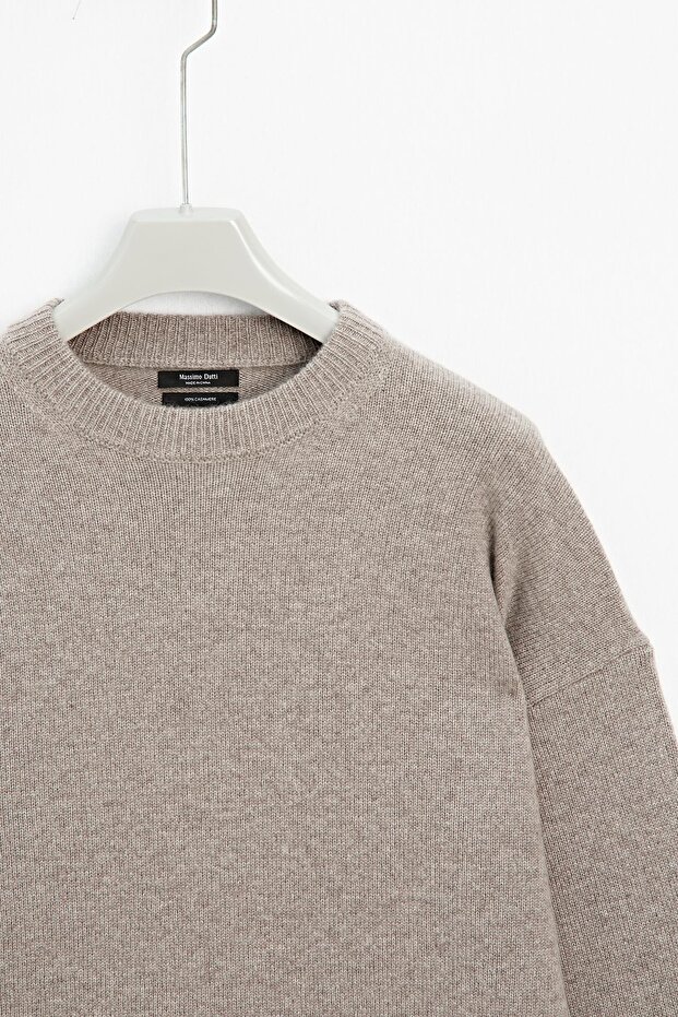 %100 kaşmir oversize triko kazak - 6