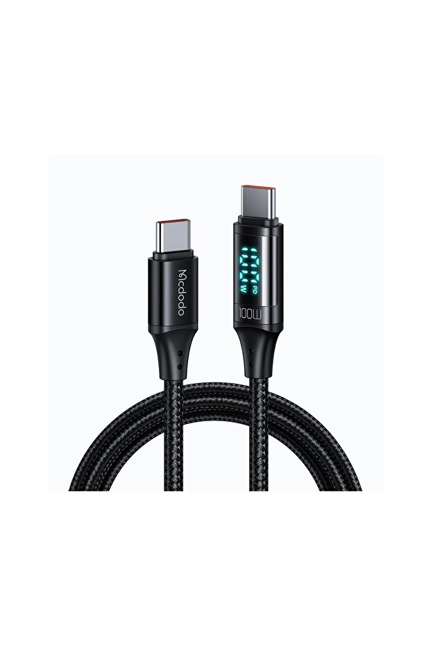 Cablu Type-C la Type-C Digital HD Black - 1