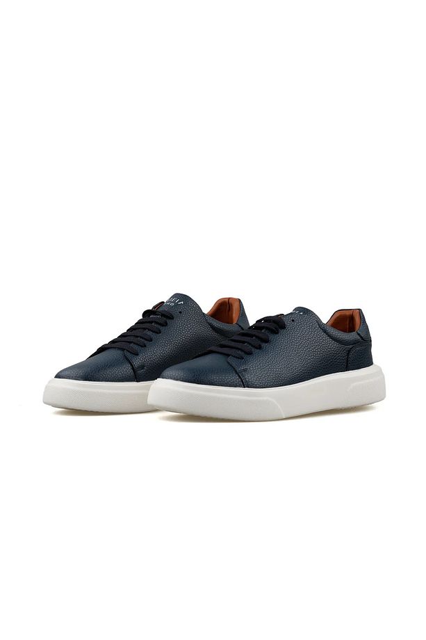 Tommy Erkek Deri Sneaker Ayakkabı Laci - 3