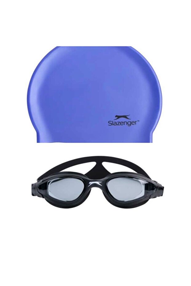 Adult Swimming Goggles Aero Gs26 Smokeblckblk+Bone