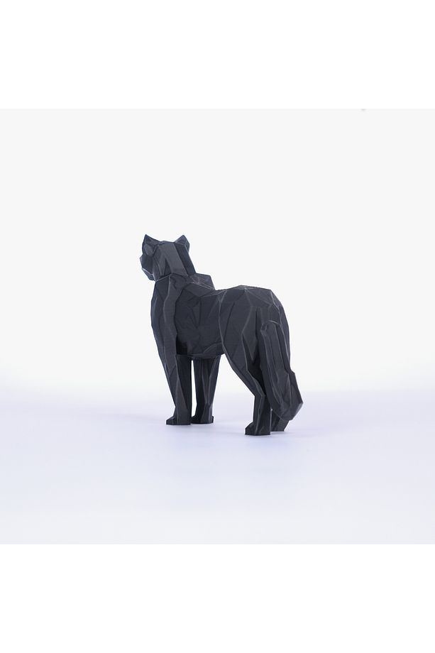 Geometrik Hayvan Biblo – 16 cm Low-Poly Dekor - 3