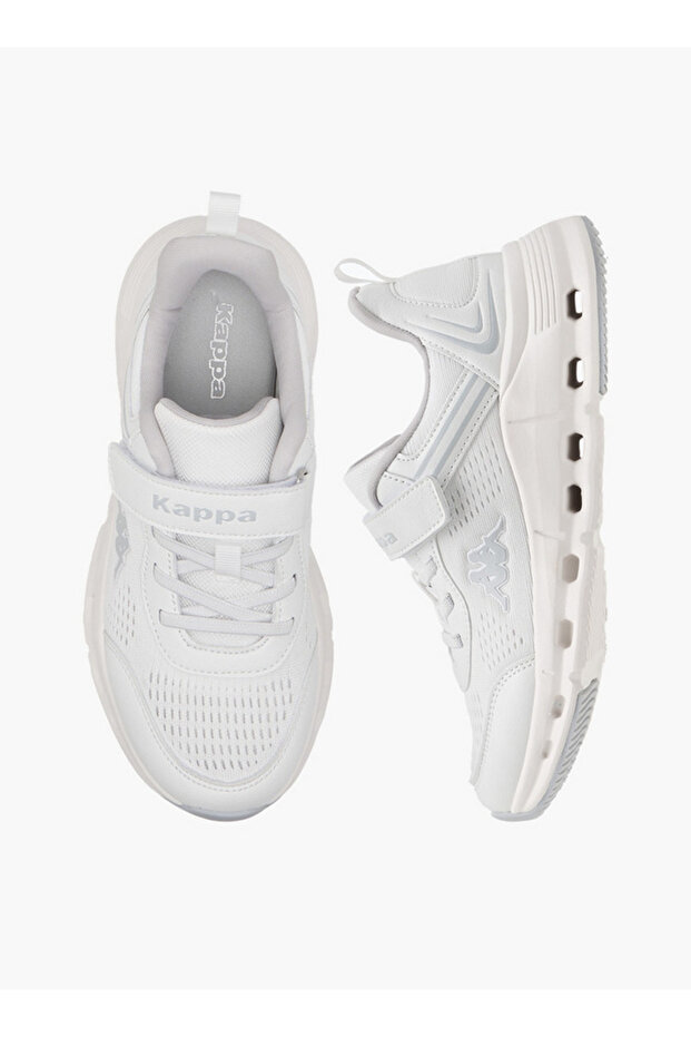 Boys' Logo Detail Sports Shoes with Hook and Loop Closure