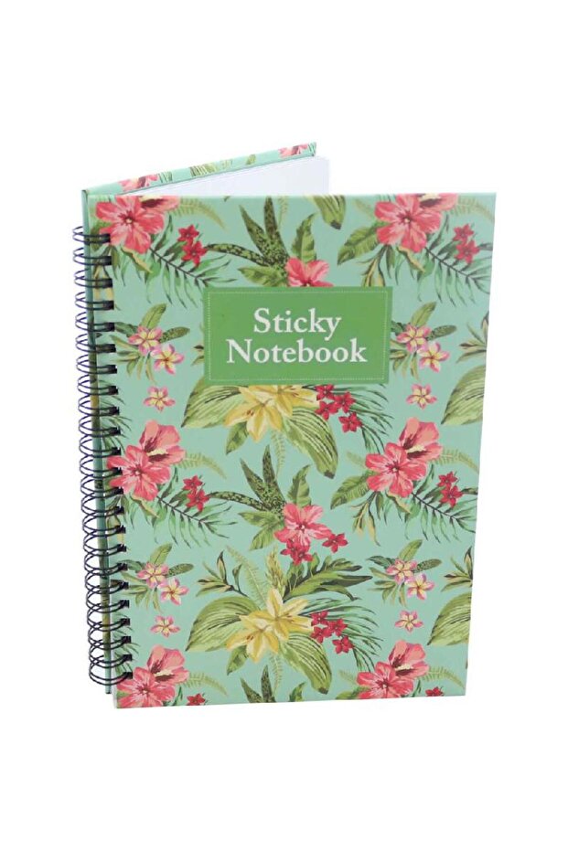 Sticky Notebook Flower A580 Pages (40 Sheets) Blank/Ruled - 3