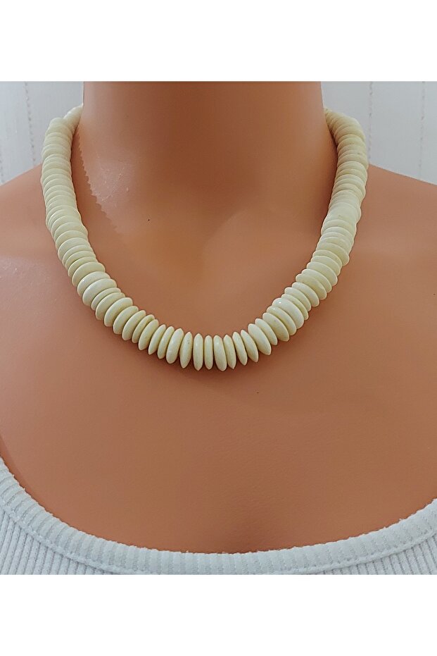 Kemik Rondela Kolye - 1