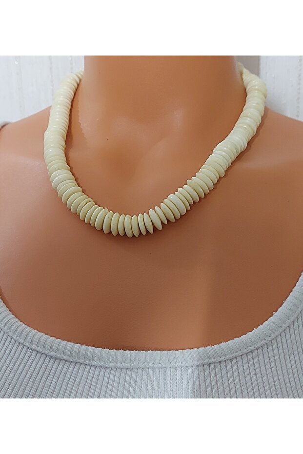 Kemik Rondela Kolye - 2