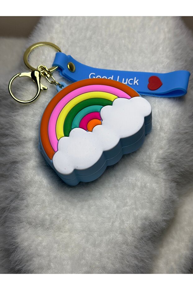 محفظة قوس قزح مع سلسلة المفاتيح - 1