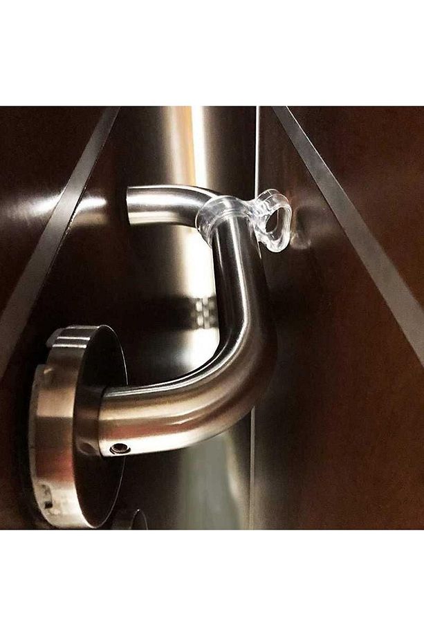 Şeffaf Silikon Plastik Kapı Kolu Tutucu Tutacağı Durdurucu Pencere Tamponu Stoperi (15 ADET) - 4