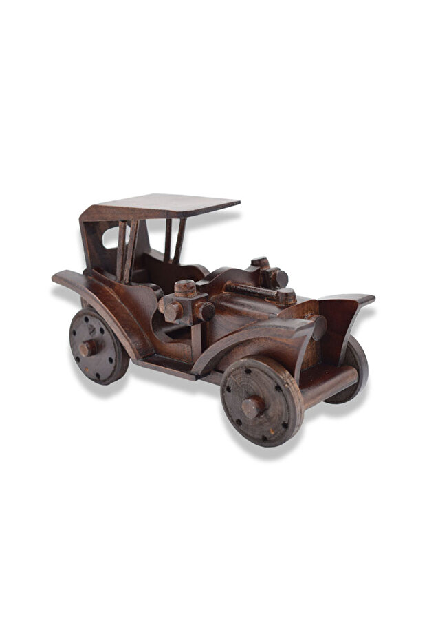 Natural Wood Handmade Decorative Vehicle Vehicle Model Retro Nostalgic Desktop Authentic Gift Ornament