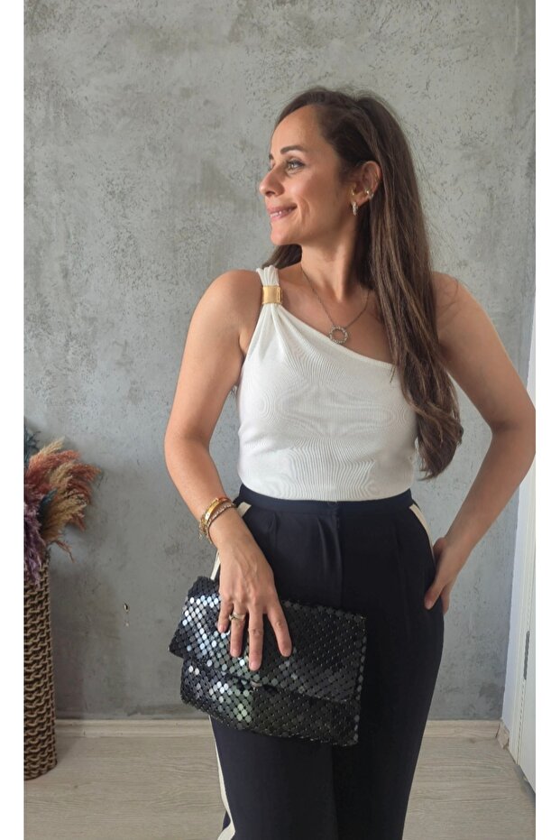 Tek Askılı Bluz - 2