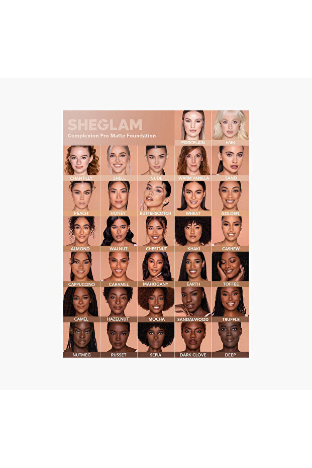 SHEGLAM Complexion Pro Long Lasting Breathable Matte Foundation - 3