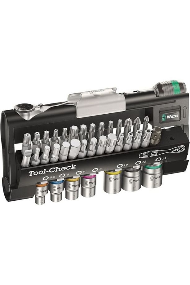 Wera 05200995001 Tool-check Automotive 1 Bits Uç Ve Cırcır Seti, Otomotiv Için - 1