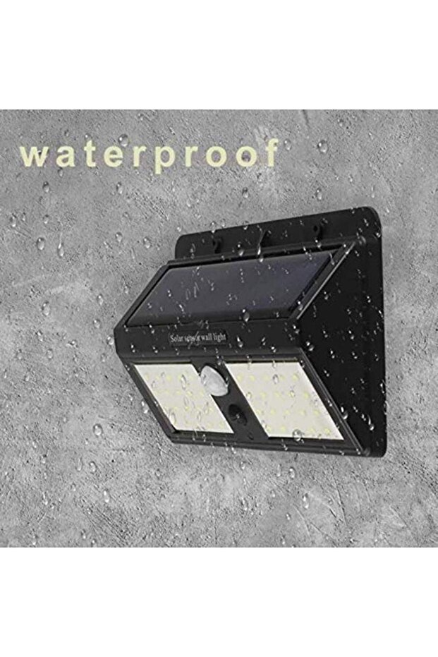 ® solar lamp, 96 LED COB, led light, motion sensor, function selection, black - 5