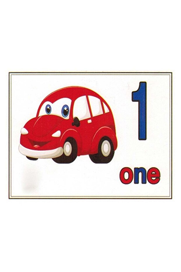 كروت تعليم الأرقام الإنجليزية - 1