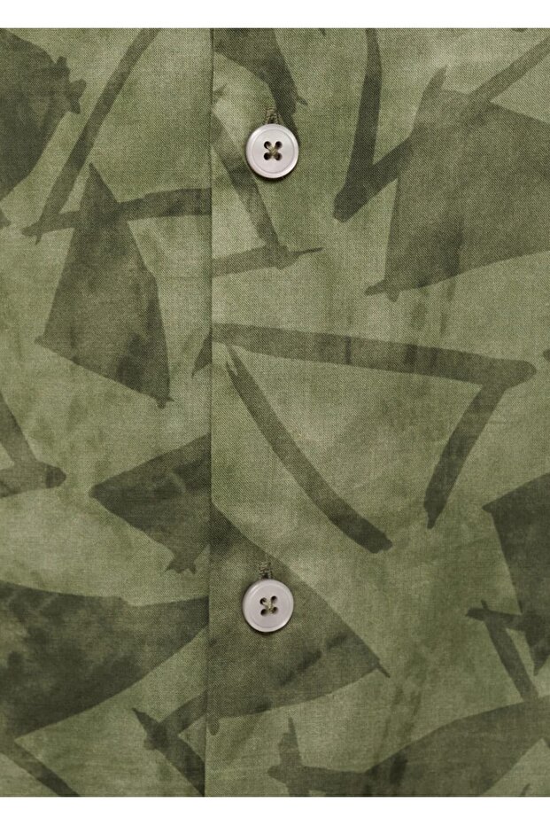 Bowling yaka desenli gömlek - 6