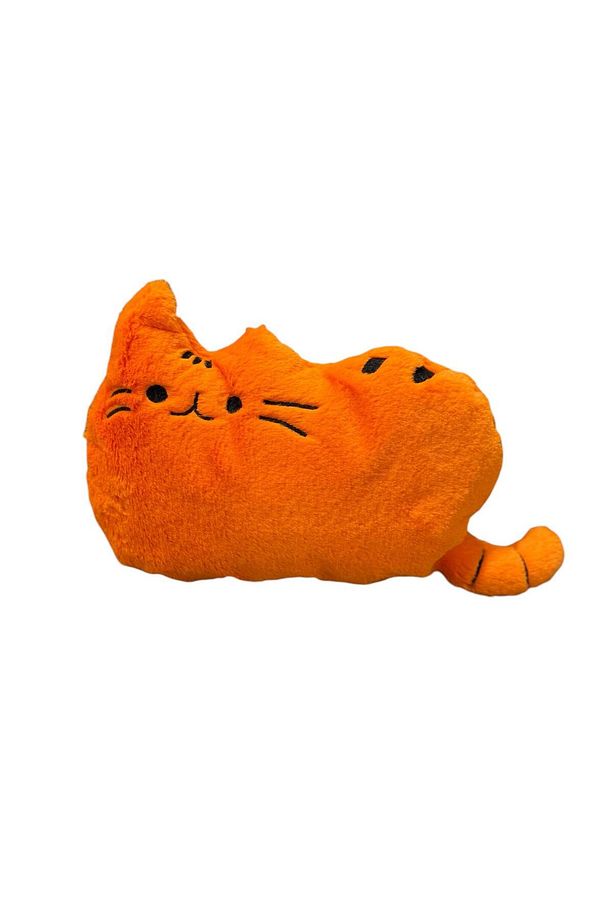 Sevimli Yatan Peluş Kedi Yastık - 1