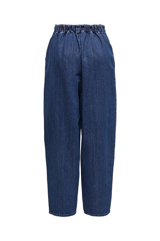 ONLLERIN HW BALLOON DB DNM QYT Kadın Lacivert Denim Pantolon - 15339183 - 6