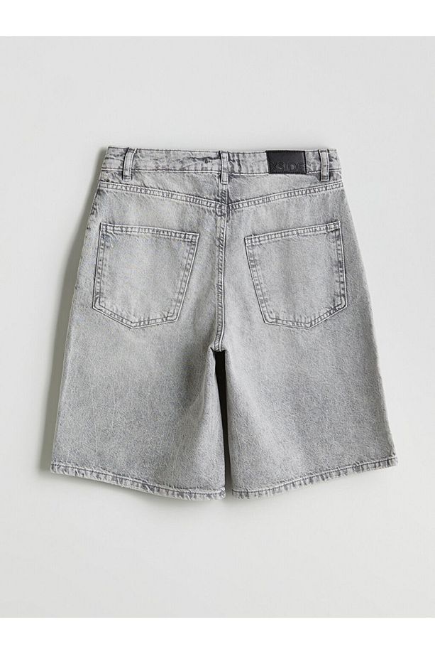 LCW Bermuda Fit Kadın Jean Şort - 6