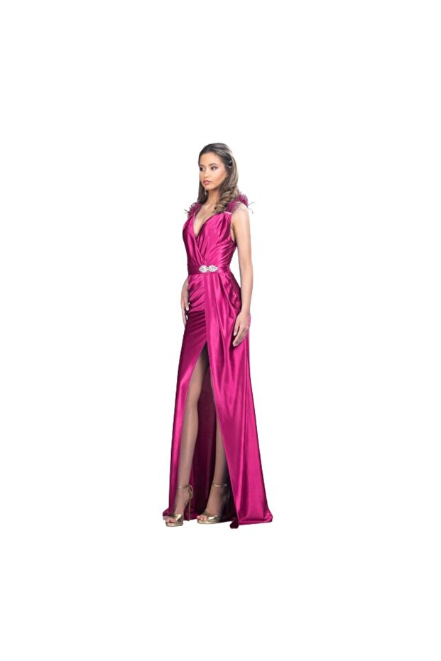 - Rochie, Lycra, Magenta, 38 - 4