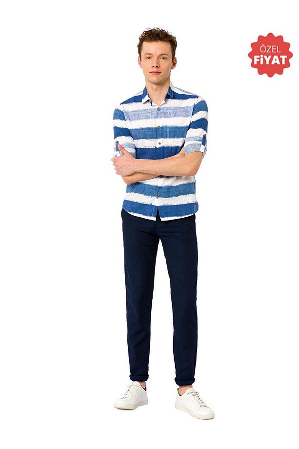 Genç Erkek Lacivert Pantolon 8S3661Z6 - 1