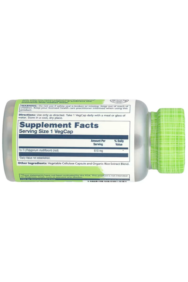 , True Herbs, Fo-Ti He-Shou-Wu, 610 mg, 100 VegCaps - 2