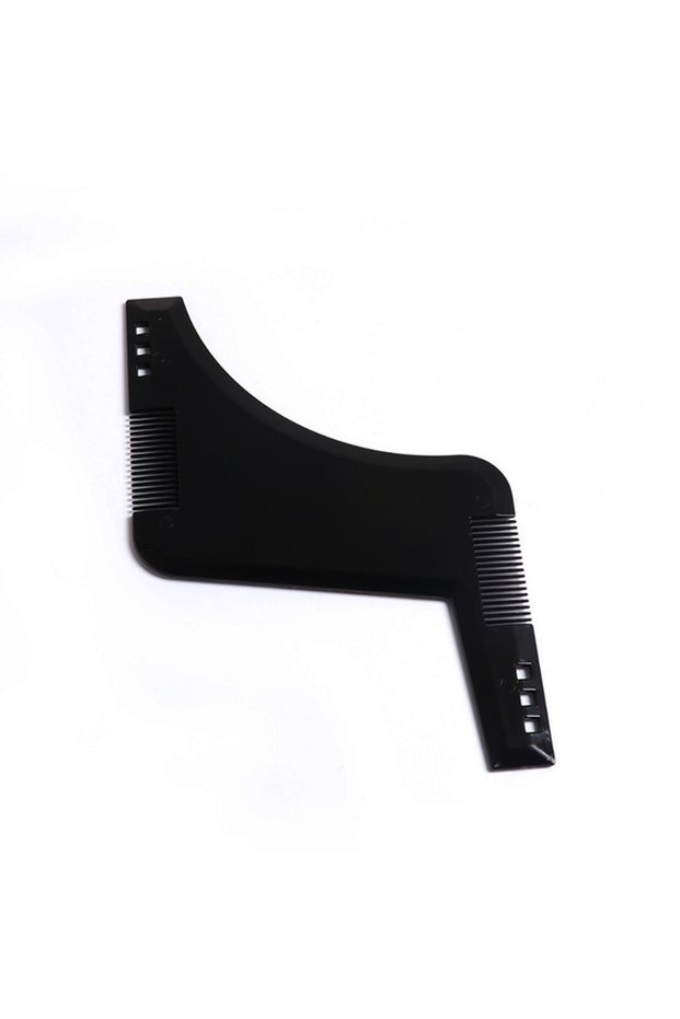 Beard shaper comb for beard shaping with 2 heads